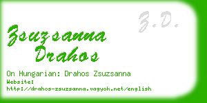 zsuzsanna drahos business card